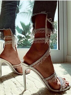 Rene Caovilla Chandelier Heels.